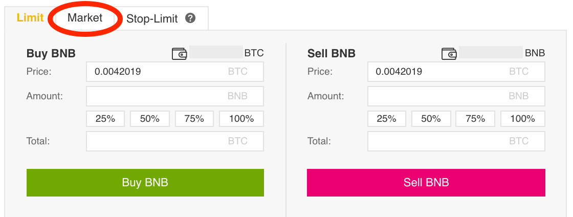 convert bitcoin to bnb